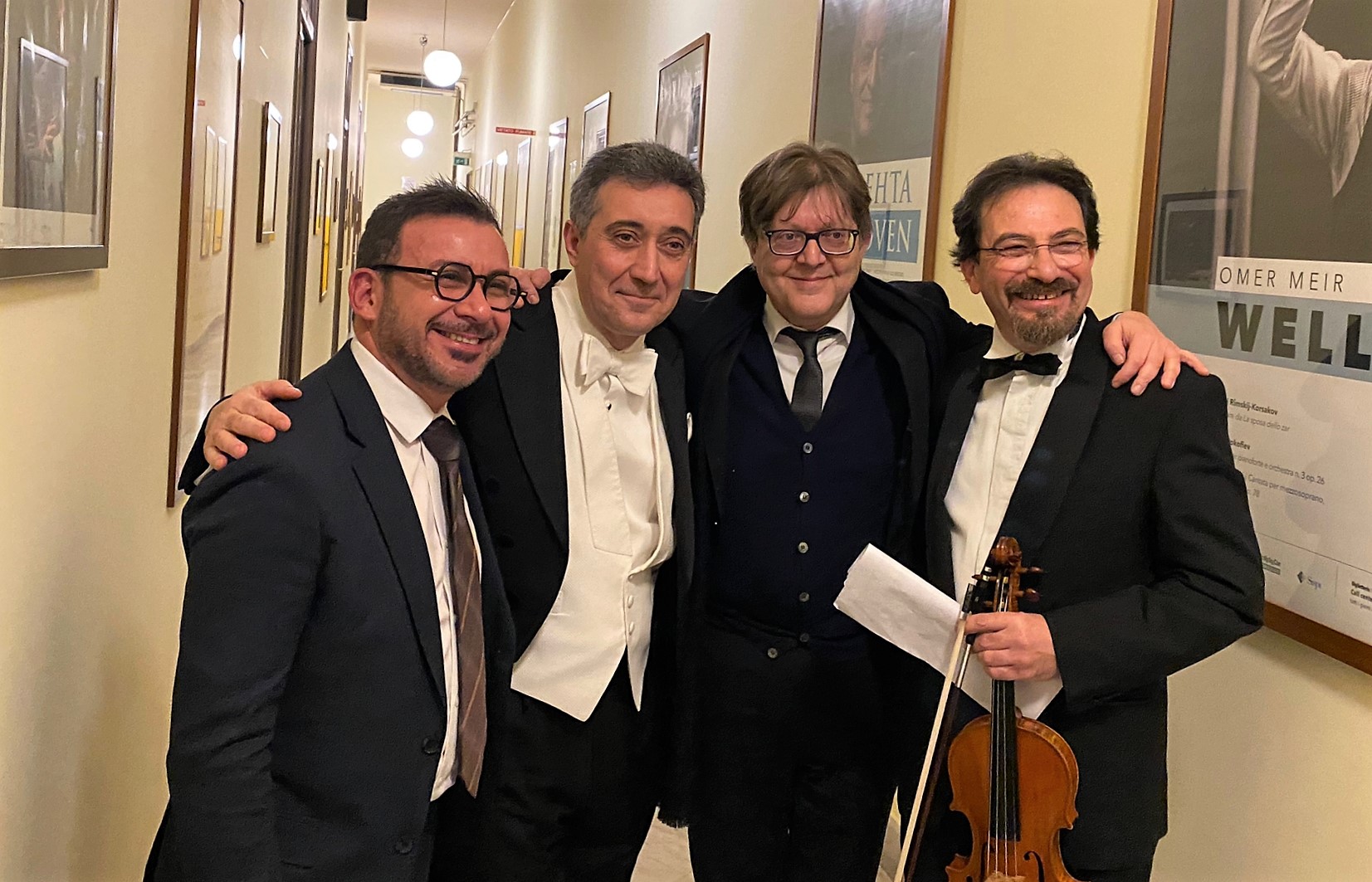 Salvatore Greco alla Carnegie Hall con DI Vittorio e la Chamber Orchestra of New York