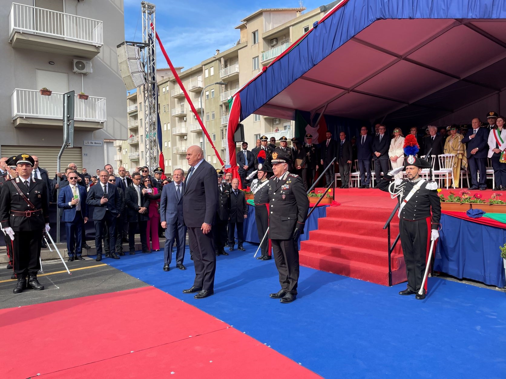 inaugurata caserma compagnia carabinieri di partinico