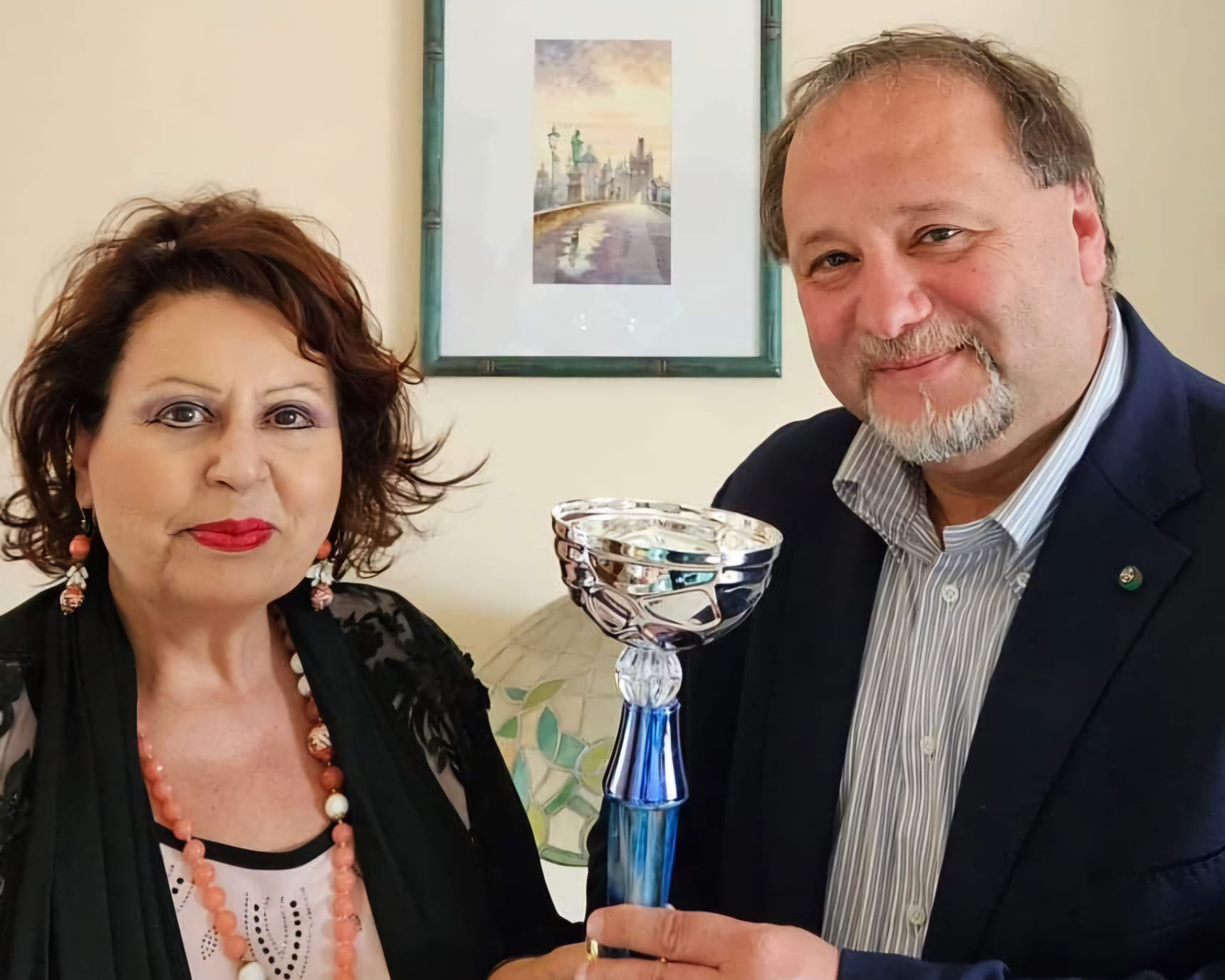 Maria Teresa Prestigiacomo e Francesco Pira - Premio Pace e Spiritualità 2024