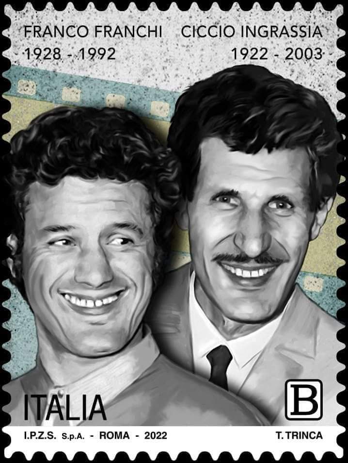 Francobollo Franco e Ciccio