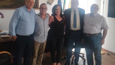 Sindaco di Partanna e i consiglieri comunali incontrano l'assessore Andrea Messina