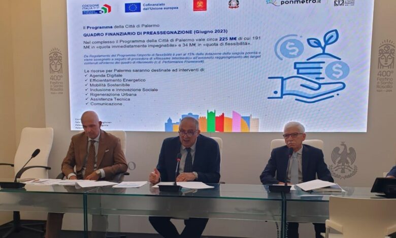 PN Metro Plus Palermo: Investimenti 2021-2027 per oltre 300 milioni in digitalizzazione, mobilità sostenibile e inclusione sociale