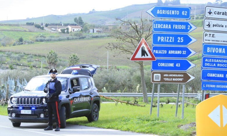 Carabinieri Lercara Friddi Corleone Agrigento