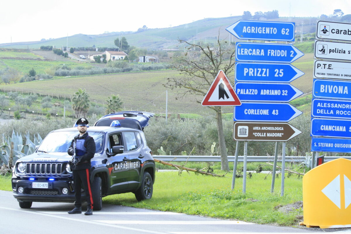 Carabinieri Lercara Friddi Corleone Agrigento