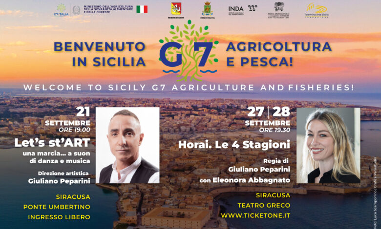 G7 Agricoltura e Pesca - Eventi 21, 27, 28 settembre